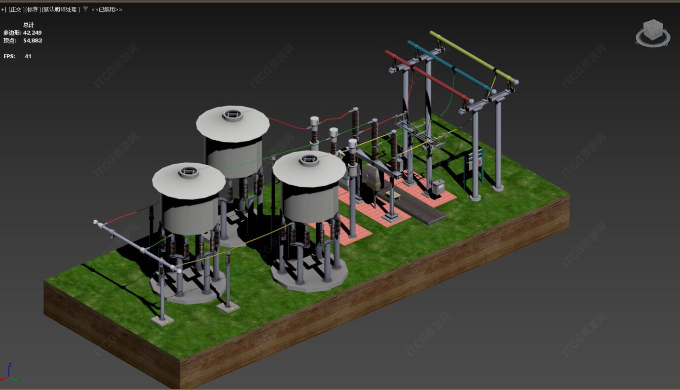 500kV_35kV线路-ITCG资源网