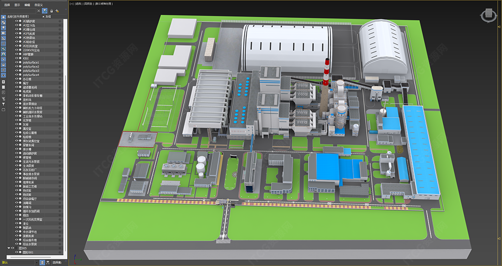 火电厂场景-ITCG资源网