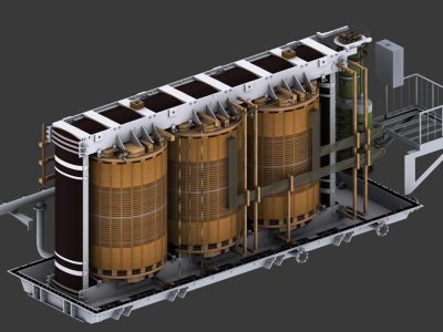 220kV变压器内部