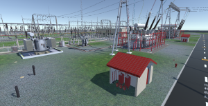 500kV变电站场景