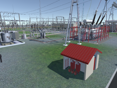 500kV变电站场景