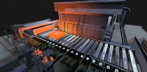 炼钢炉动画场景