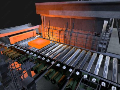 炼钢炉动画场景