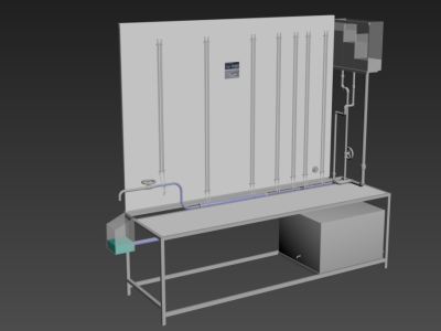 水流实验室燃烧试验台