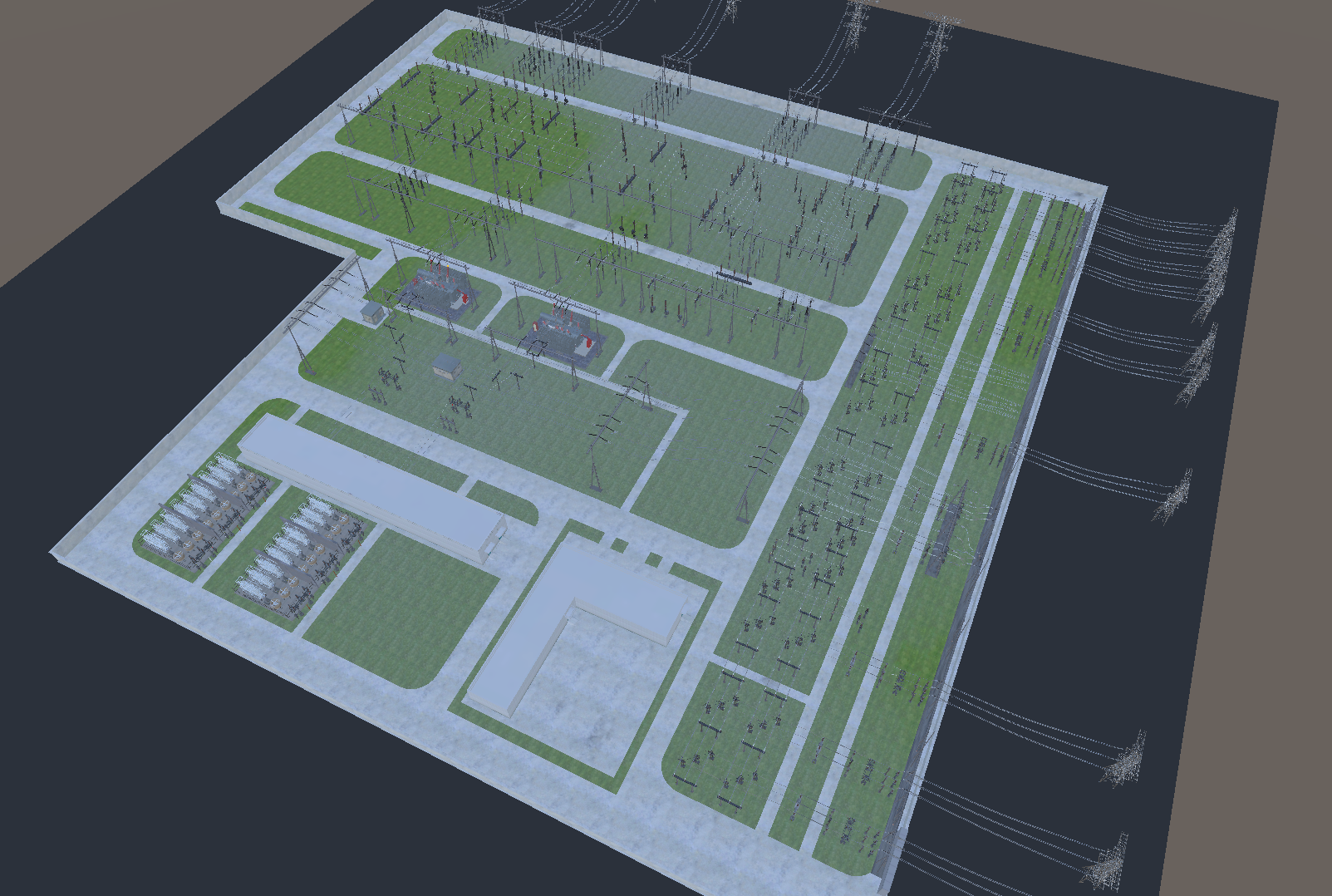 220kVb变电站场景 - 1