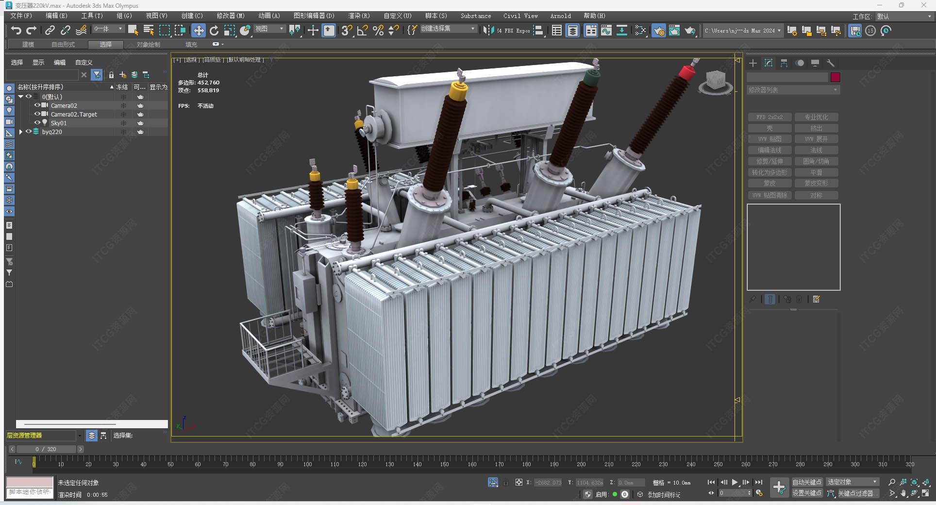 220kV变压器内部 - 4