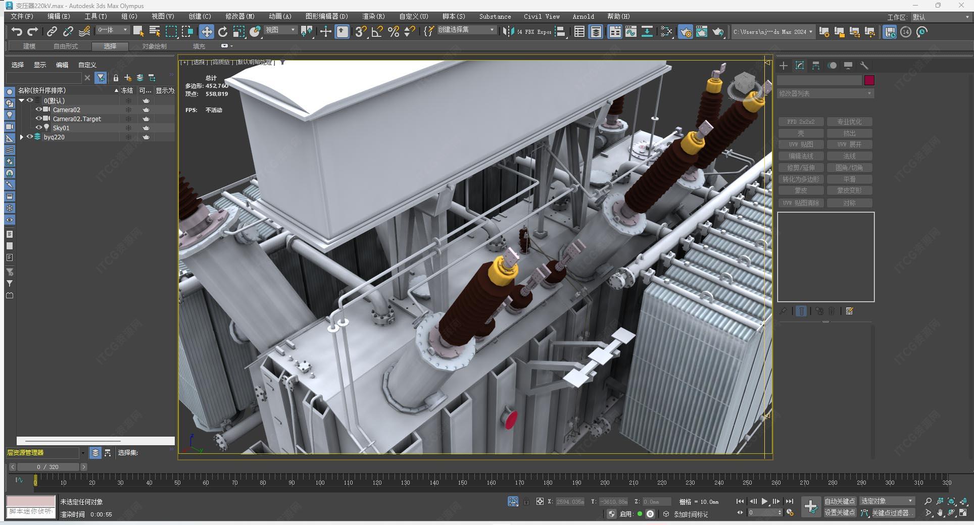 220kV变压器内部 - 2