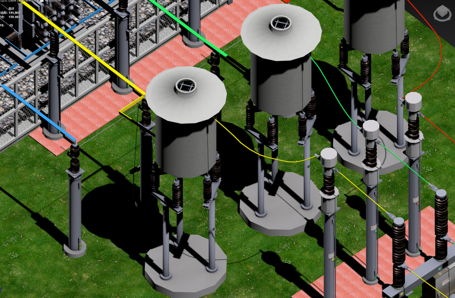 35kV线路电抗器电容塔 - 3