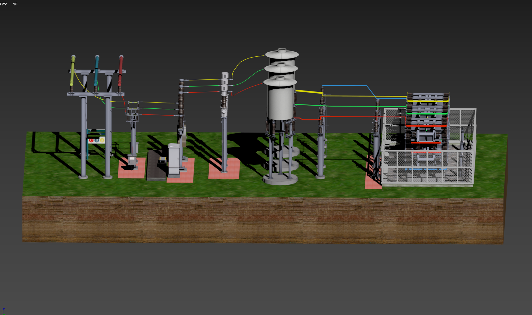 35kV线路电抗器电容塔 - 5